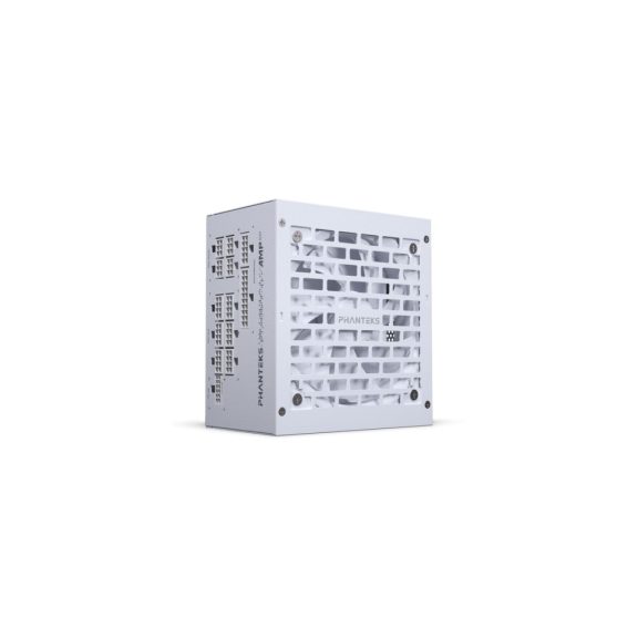 Phanteks AMP GH V2 1200W ATX 3.1 tápegység, 80 Plus Platinum, teljesen moduláris, fehér