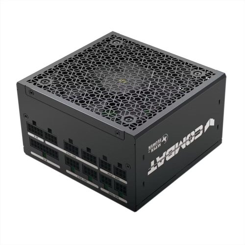 Super Flower COMBAT FG 750W ATX 3.1, 80 PLUS Gold, teljesen moduláris tápegység.