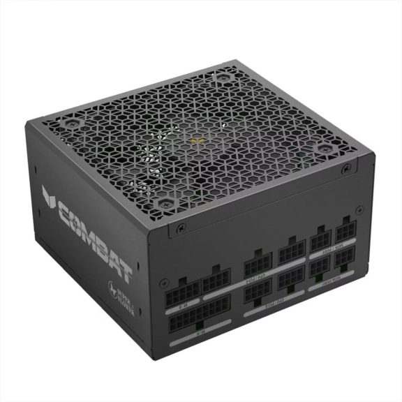 Super Flower COMBAT FG 750W ATX 3.1, 80 PLUS Gold, teljesen moduláris tápegység.