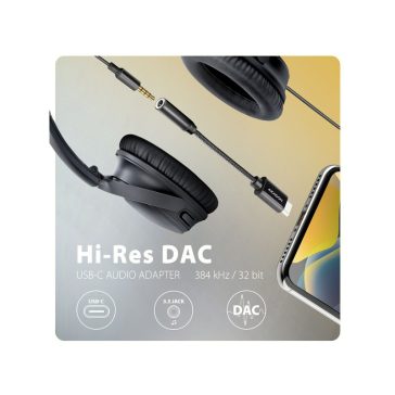 AXAGON ADA-HC USB-C - Hi-Res DAC audio adapter