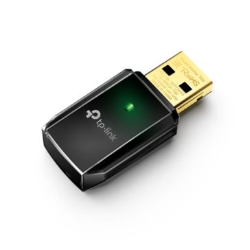   TP-Link Archer T2U AC600 vezeték nélküli USB adapter, dual band, fekete