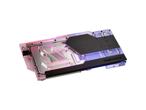 VGA hűtő Vízhűtő blokk Phanteks Glacier G4080 RTX Strix/TUF, D-RGB fekete