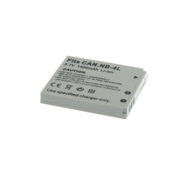 Canon NB-4L akkumulátor 1400mAh, utángyártott