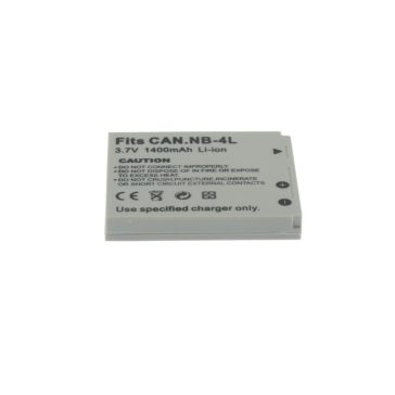 Canon NB-4L akkumulátor 1400mAh, utángyártott