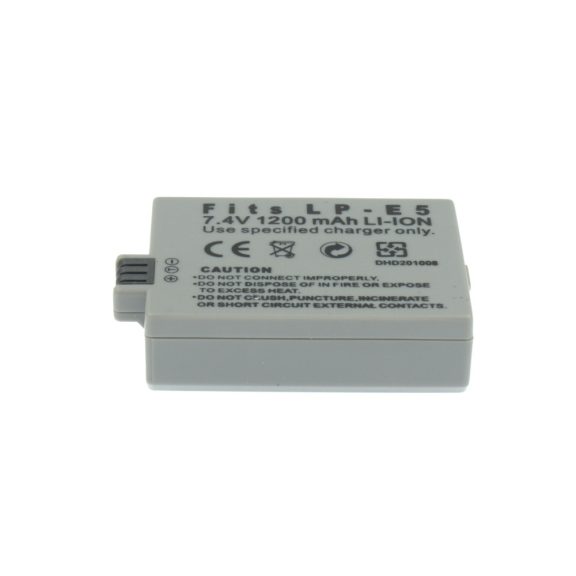 Canon LP-E5 akkumulátor 1200mAh, utángyártott