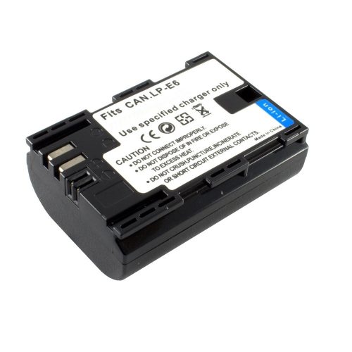 Canon LP-E6 akkumulátor 1500mAh, utángyártott