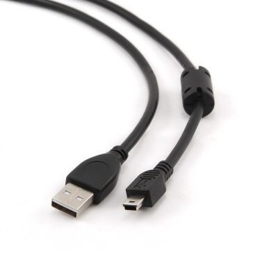 Gembird prémium USB - mini USB 5p kábel 1.8m, fekete