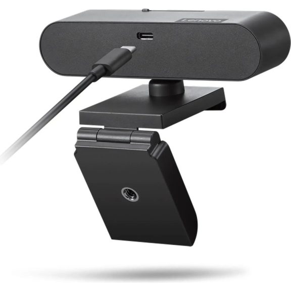 Lenovo Performance FHD webkamera, 1080p, Windows Hello, kettős mikrofon, fekete