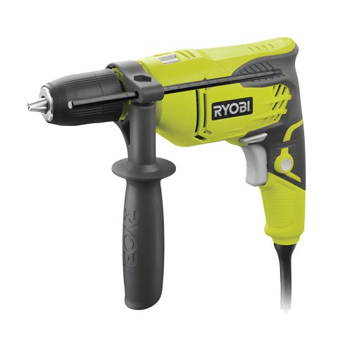 Ryobi 500W ütvefúró, 360° fokban elfordítható fogantyú, mélységmérő - RPD500-G