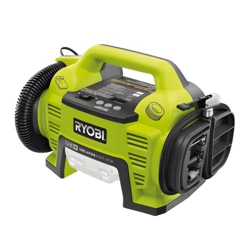 Ryobi 18V One Plus pumpa, szelepekkel + fúvókákkal, akkumulátor és töltő nélkül - R18I-0