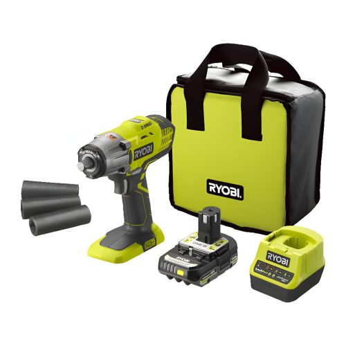 Ryobi 18V One Plus három sebességes 1/2 ütvecsavarozó, 1x 2,0Ah akkumulátor, töltő - R18IW3-120S