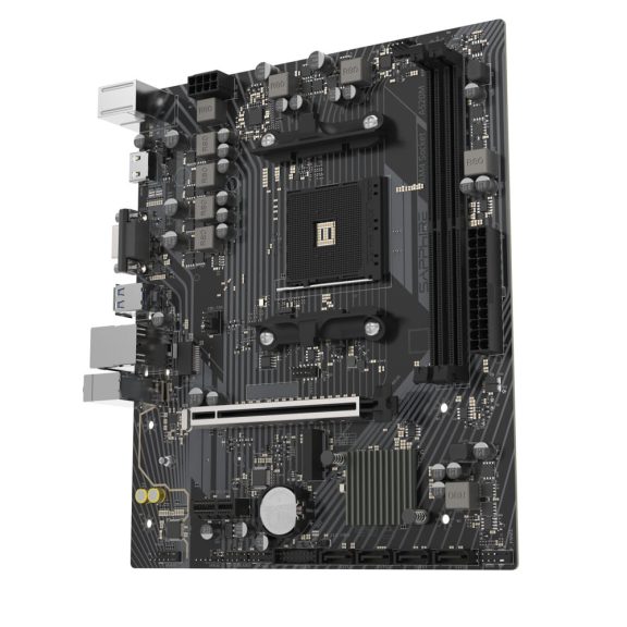 Sapphire A520M-E alaplap, AM4, DDR4, PCIe 3.0, Gigabit LAN, Micro-ATX