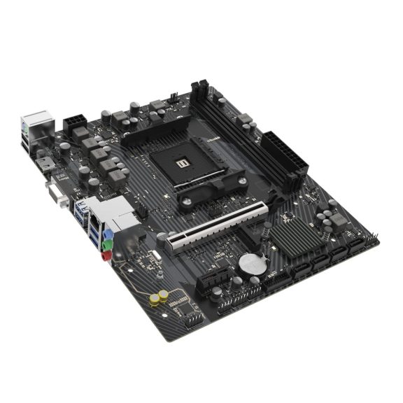 Sapphire A520M-E alaplap, AM4, DDR4, PCIe 3.0, Gigabit LAN, Micro-ATX