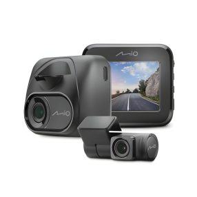 Mio MiVue™ C595WD autós kamera első és hátsó felvétellel, Wi-Fi és GPS funkcióval.