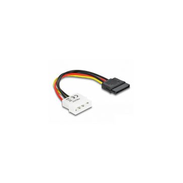 Delock tápkábel SATA 15 pin - Molex 4 pin 12cm