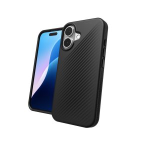   ZAGG Crystal Palace tok Apple iPhone 16 telefonokhoz, MagSafe kompatibilis, fekete