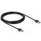 Delock EASY-USB 2.0 Type-A - Type-A kábel 3m, fekete