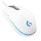 Logitech G203 fehér LIGHTSYNC gamer egér, RGB világítással és 6 programozható gombbal