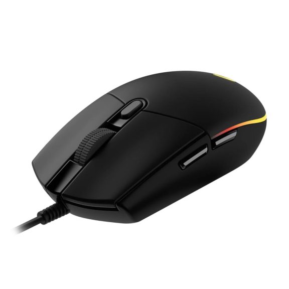 Logitech G102 fekete LIGHTSYNC gamer egér, RGB világítással és 6 programozható gombbal