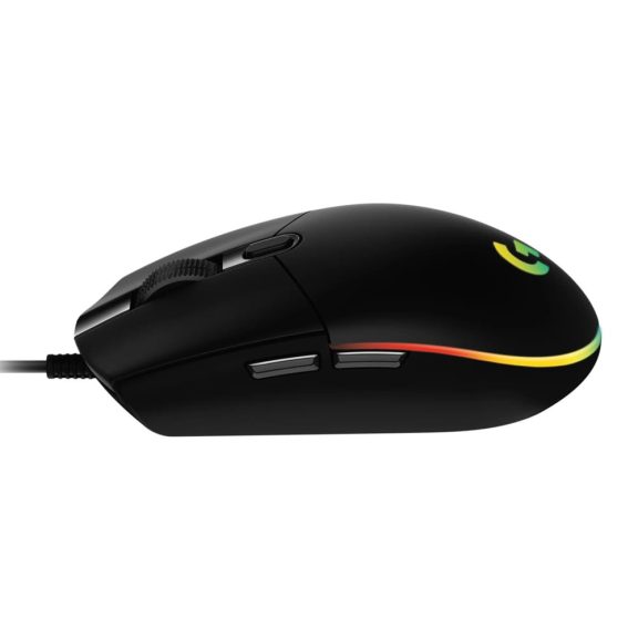 Logitech G102 fekete LIGHTSYNC gamer egér, RGB világítással és 6 programozható gombbal