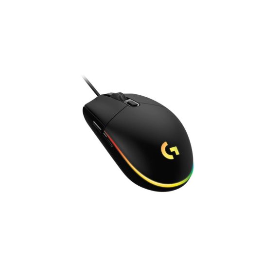 Logitech G102 fekete LIGHTSYNC gamer egér, RGB világítással és 6 programozható gombbal