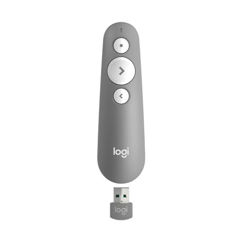 Logitech R500s vezeték nélküli lézeres prezenter középszürke színben