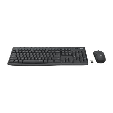   Logitech MK295 Silent Wireless Combo vezeték nélküli billentyűzet+egér szett, grafitszürke, magyar kiosztás, 920-009806