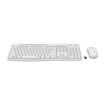   Logitech MK295 Silent Wireless Combo vezeték nélküli billentyűzet+egér szett, piszkosfehér, magyar kiosztás, 920-009873
