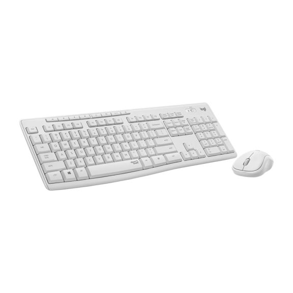 Logitech MK295 Silent Wireless Combo vezeték nélküli billentyűzet+egér szett, piszkosfehér, magyar kiosztás, 920-009873