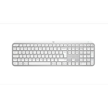   Logitech MX Keys S vezeték nélküli billentyűzet, intelligens háttérvilágítás, angol nemzetközi QWERTY, halványszürke