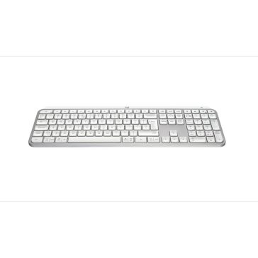   Logitech MX Keys S vezeték nélküli billentyűzet, intelligens háttérvilágítás, angol nemzetközi QWERTY, halványszürke