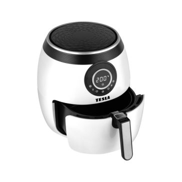  TESLA AirCook Q50 XL multifunkciós digitális forró levegő sütő, 3.8 literes,  1800W, fehér