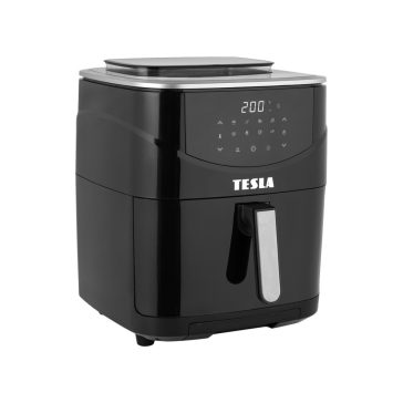   TESLA AirCook & Steam QS500 többfunkciós gőz- és forrólevegős sütő, 7 literes, 1700W/800W