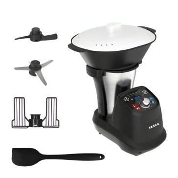TESLA ThermoCook TMX3000 multifunkciós főzőrobot rozsdamentes edénnyel
