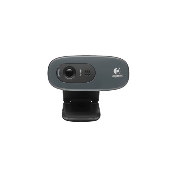 Logitech C270 HD webkamera zajszűrős mikrofonnal és 720p felbontással.