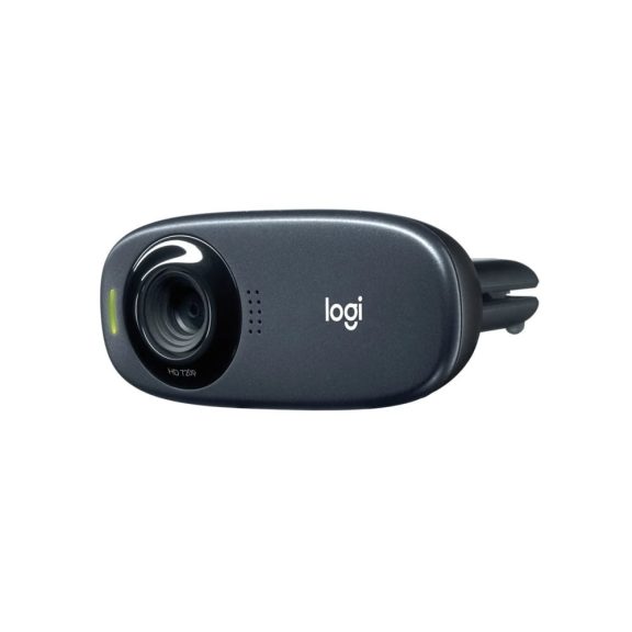 Logitech C310 HD webkamera 720p felbontással és automatikus fénykorrekcióval.