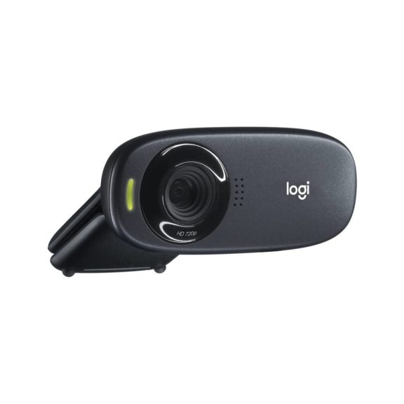 Logitech C310 HD webkamera 720p felbontással és automatikus fénykorrekcióval.
