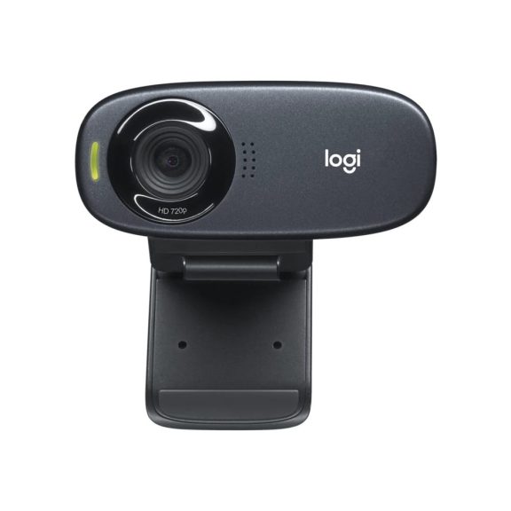 Logitech C310 HD webkamera 720p felbontással és automatikus fénykorrekcióval.