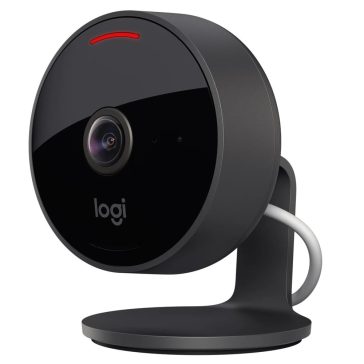 Logitech Circle View Camera prémium HomeKit-kompatibilis biztonsági kamera 180 fokos látószöggel.