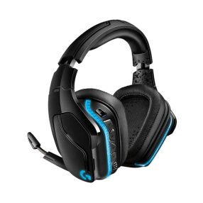 Logitech G935 vezeték nélküli gamer headset LIGHTSYNC RGB világítással és 7.1 DTS térhangzással.
