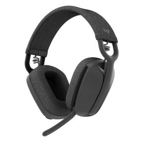 Logitech Zone Vibe 100 vezeték nélküli headset grafitszürke színben, könnyű és modern kivitelben