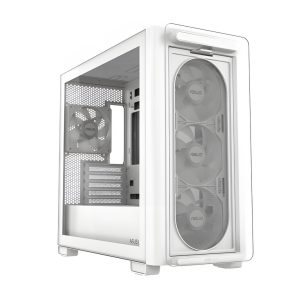 Asus A23 PLUS microATX miditorony számítógépház, fehér