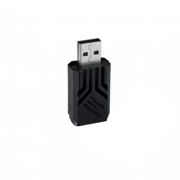 ASUS ROG Polling Rate Booster fekete USB adapter 8000 Hz-es vezeték nélküli támogatással