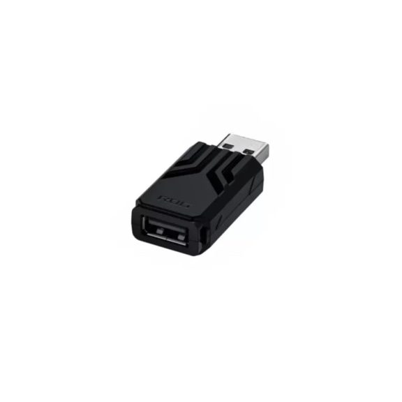 ASUS ROG Polling Rate Booster fekete USB adapter 8000 Hz-es vezeték nélküli támogatással
