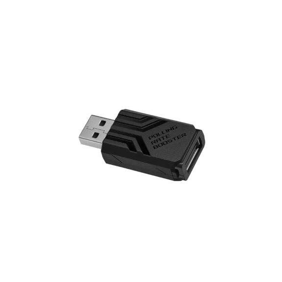 ASUS ROG Polling Rate Booster fekete USB adapter 8000 Hz-es vezeték nélküli támogatással