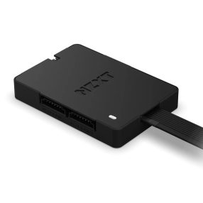 NZXT Control Hub digitális RGB és ventilátor vezérlő, mágneses rögzítéssel és CAM szoftverrel