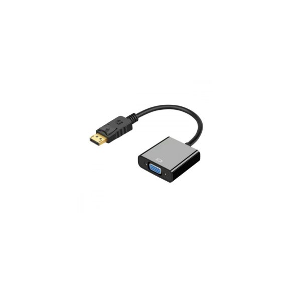 Lanberg AD-0002-BK DisplayPort 1.1 -> VGA adapterkábel 20 cm fekete
