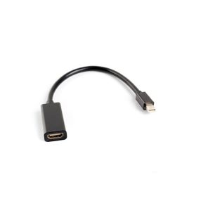   Lanberg mini Displayport male - HDMI female adapter - 20cm - fekete