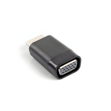 Lanberg HDMI apa – VGA anya adapter, fekete - AD-0016-BK