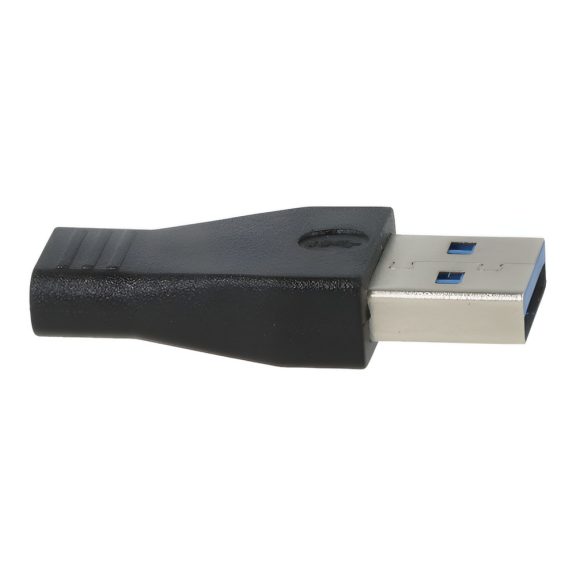 Avax AD601 CONNECT+ USB-A apa - Type-C anya adapter, fekete